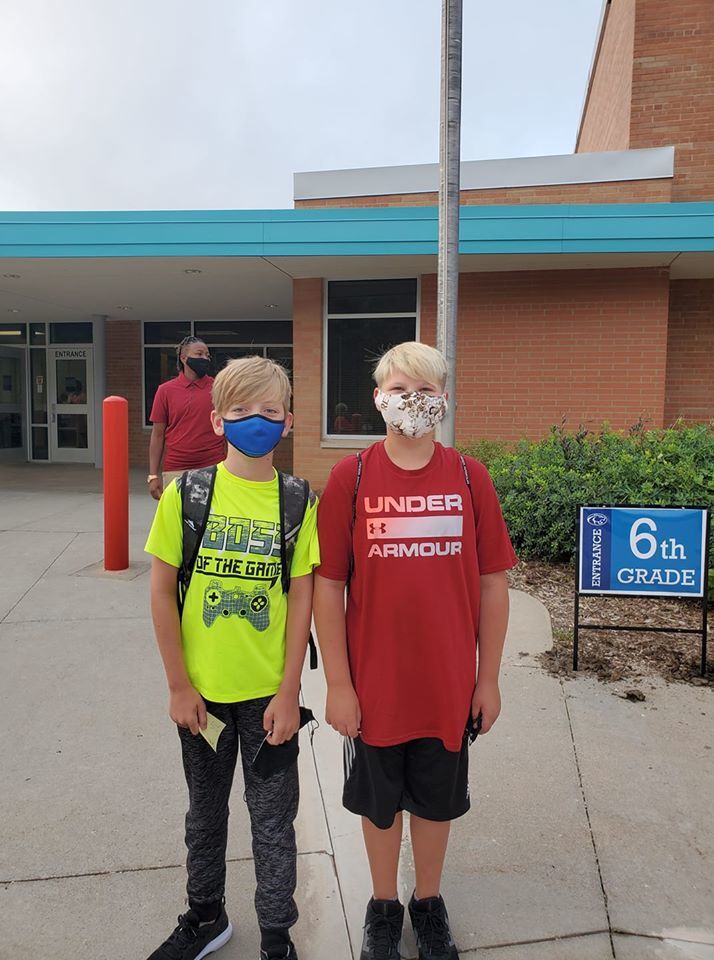 Besties starting middle school